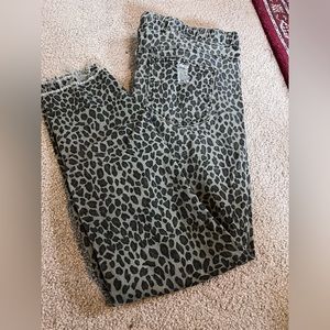 Animal print - jogger skinny - animal print - Large